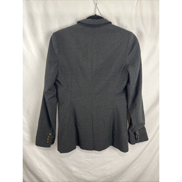 Aritzia Talula Charcoal Grey Wool Blazer Womens Size 6 - Picture 5 of 10